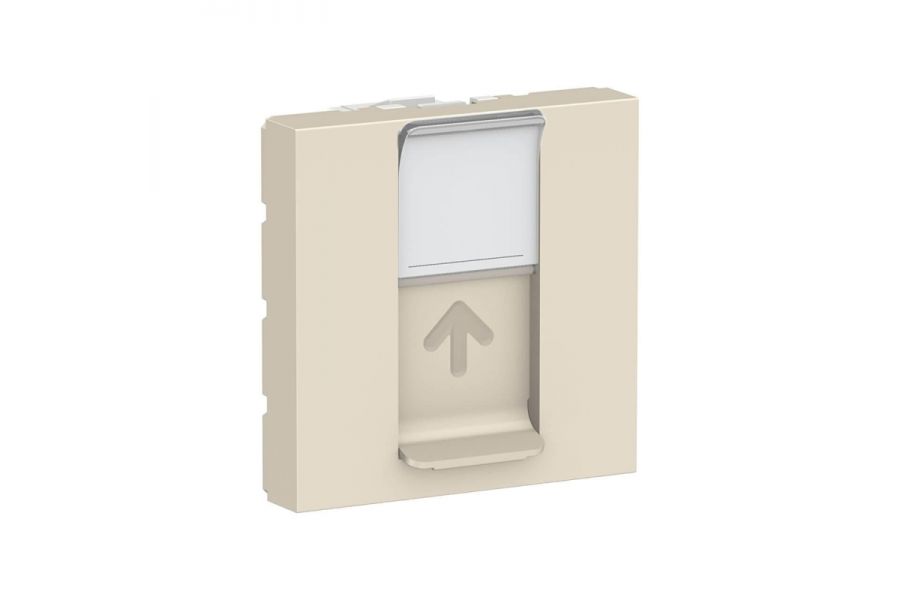 Лицевая панель RJ45 одиночная без коннектора Schneider Electric Unica Modular NU941144