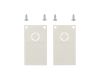 Заглушка торцевая для встраиваемого магнитного шинопровода Myfar Accessories for MagLine 23 MT0202-EC-W