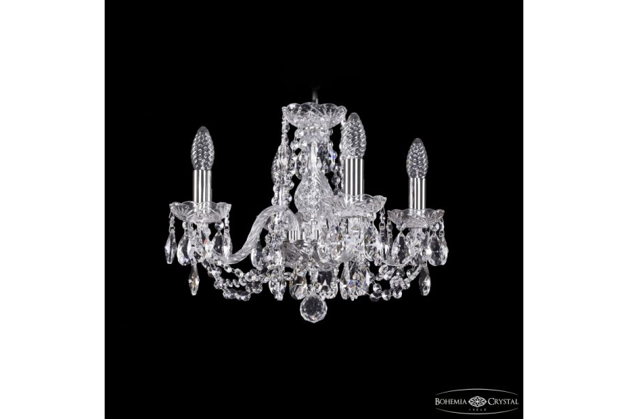 Подвесная люстра Bohemia Ivele Crystal 1402/4/141 Ni
