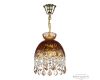 Подвесной светильник Bohemia Ivele Crystal 5478/22 G Amber/M-1G Leafs K721