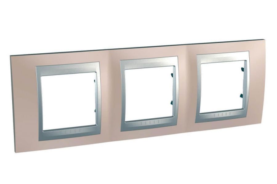 Рамка 3-постовая Schneider Electric Unica Top MGU66.006.096