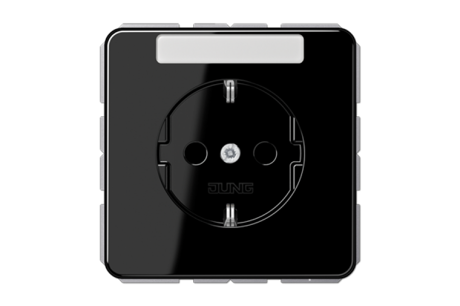 Розетка штепсельная Schuko Jung CD1520NASW