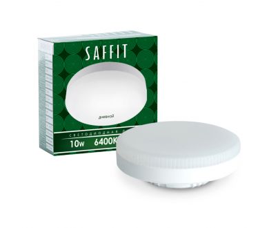 Лампа светодиодная Saffit SBGX5310 GX53 10W 6400K 55229