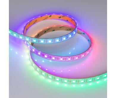Светодиодная лента герметичная Arlight SPI-P-B60-12mm 12V RGB-PX1-BPT (8 W/m, IP66, 5060, 5m) 041615(1)