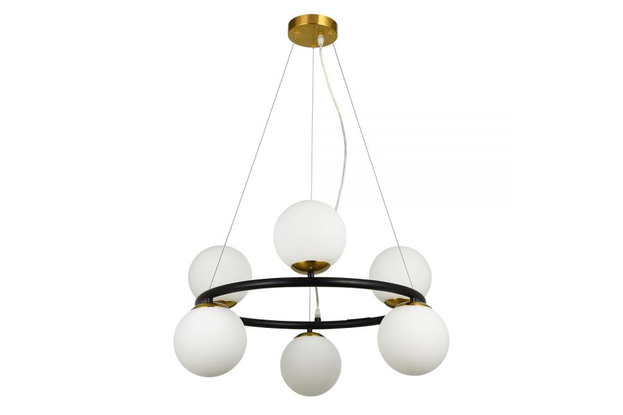 Подвесная люстра Arte Lamp Alcor A2224SP-6BK
