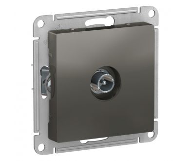 Розетка TV оконечная 1DB Systeme Electric AtlasDesign Сталь ATN000991