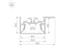 Алюминиевый профиль Arlight Foled-50-Ceil-Side-2000 035770