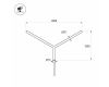 Кронштейн Arlight OXOR-SY2-3000x76-L1500 BLACK 051658