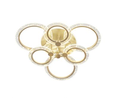 Купить Потолочная светодиодная люстра Escada Enigma 10225/6LED Gold Потолочная светодиодная люстра Escada Enigma 10225/6LED Gold