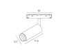 Трековый магнитный светильник Arte Lamp Optima A7276PL-1WH