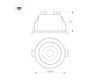 Встраиваемый светильник Arlight MS-ALORA-BUILT-R106-9W Day4000-MIX 048084