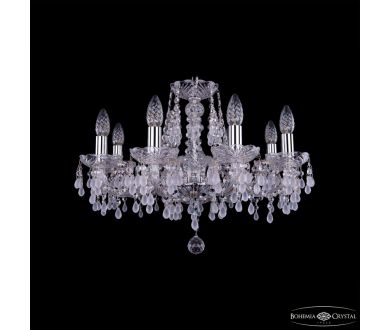 Подвесная люстра Bohemia Ivele Crystal 1410/8/195 Ni V0300