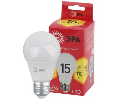 Лампа светодиодная Эра E27 15W 2700K LED A60-15W-827-E27 R Б0046355