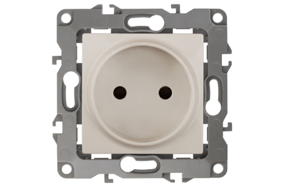 Розетка Эра 12-2005-02  2P, 16A-250В, IP20, без м.лапок