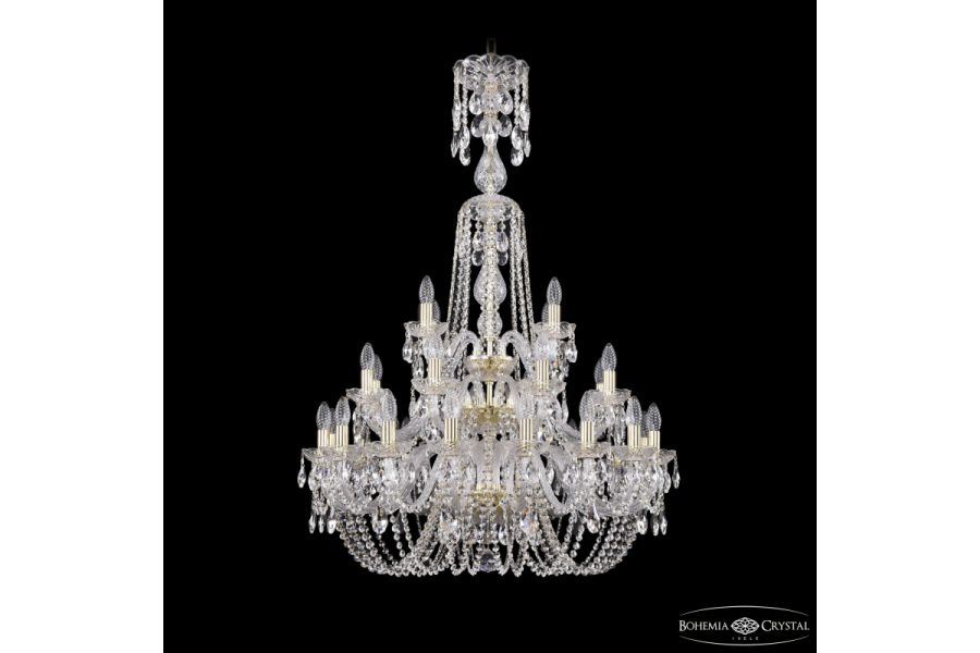 Подвесная люстра Bohemia Ivele Crystal 1402/16+8+4/300/XL-123/3d G