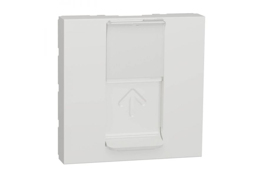 Лицевая панель RJ45 одиночная без коннектора Schneider Electric Unica Modular NU941118