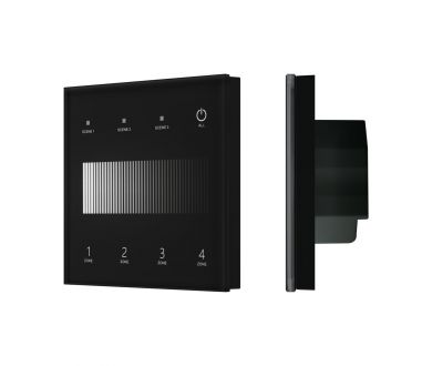 Сенсорная панель Arlight SMART-DALI-301-11-4G-3SC-DT6 Черная (230V, встраиваемая, 2.4G) (IARL, IP20 Пластик) 060789