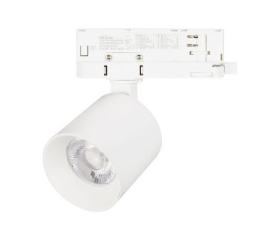 Трековый трехфазный светильник Arlight LGD-DYKE-4TR-R60-8W Warm3000 (WH, 50 deg, 230V) 052273