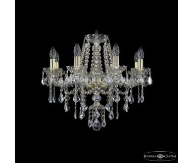 Подвесная люстра Bohemia Ivele Crystal 1415/8/200 G Leafs