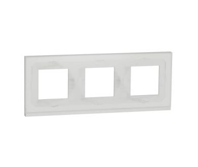 Рамка 3-постовая Schneider Electric Unica New NU600685