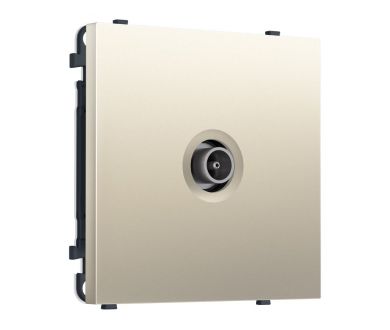 Комплект механизма TV розетки оконечной SIGMA Шёлк 50-870 MHz 1dB QUANT PRO Ambrella Volt MS553010 (SP5530, PR202)