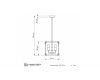 Подвесная люстра Lumina Deco Waldorf LDP 1140-4 BK+MD