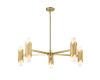 Подвесная люстра Elstead Lighting MARVELE10-AB-OPAL