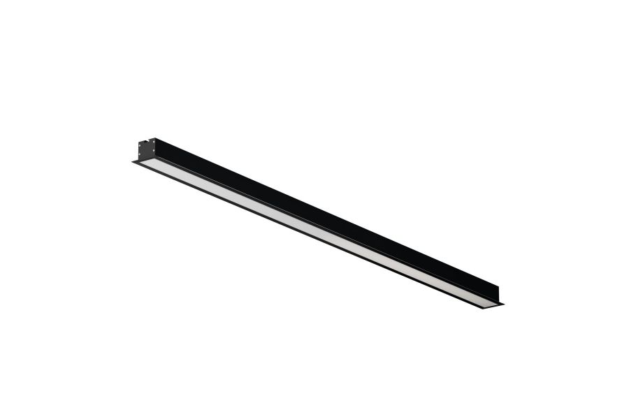 Линейный встраиваемый светильник Maytoni Technical 4000K 50x35 (Черный, 1 м) LL313012