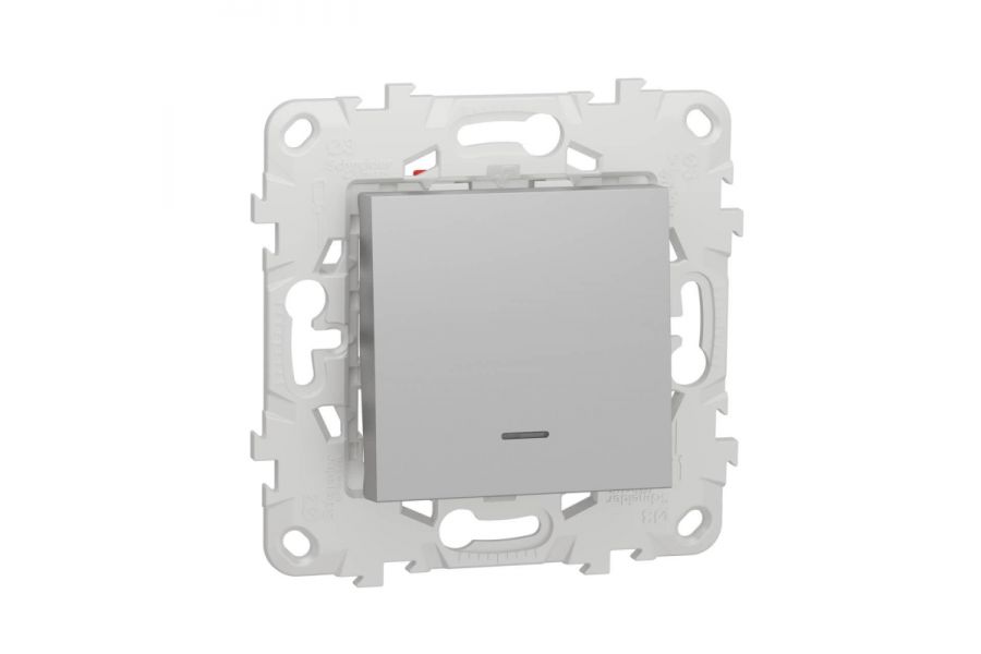Переключатель одноклавишный перекрестный с подсветкой Schneider Electric Unica New NU520530N