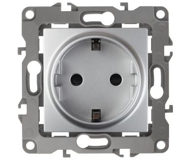 Розетка 2P+E Schuko Эра 12-2101-03 Б0014677