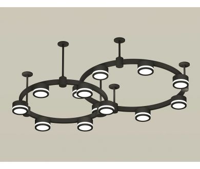 Комплект подвесного светильника Ambrella Light Techno Ring XR92221003  (A9222, A9227, C9238, C9232, N8415)