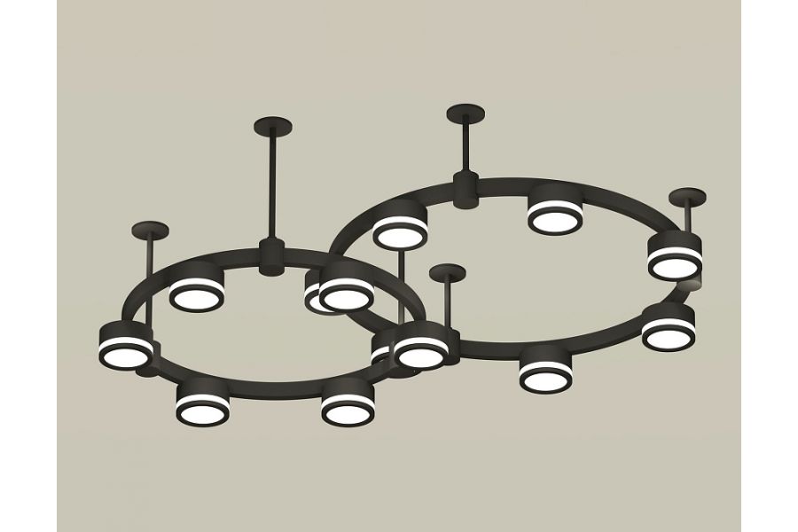 Комплект подвесного светильника Ambrella Light Techno Ring XR92221003  (A9222, A9227, C9238, C9232, N8415)