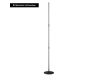 Торшер Crystal Lux Largo PT25W Black