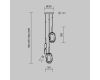 Подвесной светильник Maytoni Shiori MOD524PL-L8BSK