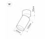 Накладной спот Arlight SP-Polo-Surface-Flap-R65-8W Warm3000 027530