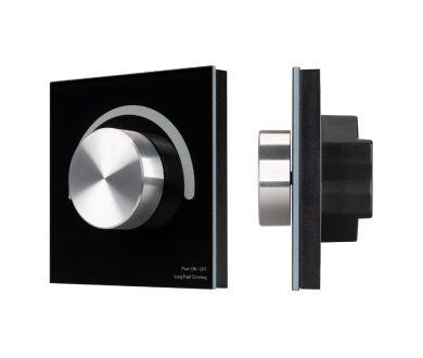 Роторная панель Arlight SMART-1-10V-301-31-DIM-IN Black (24-48V, 2.4G) 036243