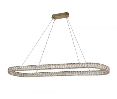 Подвесная люстра Newport 8580/140 C oval gold М0071383