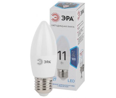 Лампа светодиодная Эра E27 11W 4000K LED B35-11W-840-E27 Б0032983