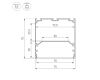Алюминиевый профиль Arlight LINE-S-7575-2000 WHITE 041858