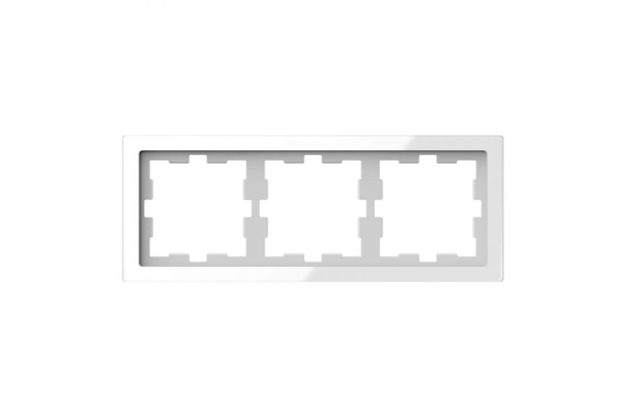 Рамка 3-постовая Schneider Electric Merten D-Life MTN4030-6520