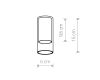 Плафон Nowodvorski Cameleon Cylinder S 8544