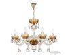 Подвесная люстра Bohemia Ivele Crystal 5417/8/240 G Amber/M-1F