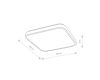 Потолочный cветильник Nowodvorski Agnes Square Led Pro White 10989