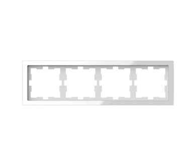 Рамка 4-постовая Schneider Electric Merten D-Life MTN4040-6520