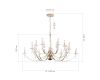 Подвесная люстра ST Luce Элеганс SL1405.203.18