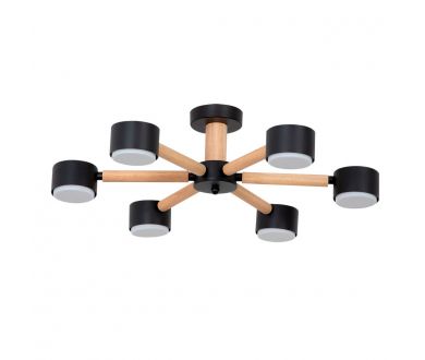 Потолочные люстры Arte Lamp Tenda A1624PL-6BK