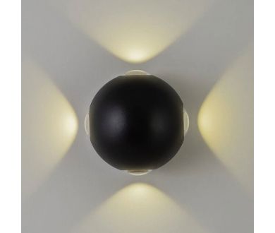 Уличный настенный светильник AM Group AM303-4X3 W BK 4000K