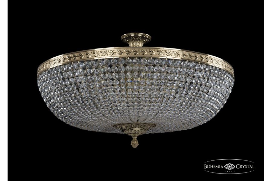Люстра на штанге Bohemia Ivele Crystal 19151/90IV G C1