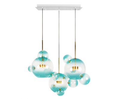 Подвесная люстра Loft IT Bolle 2027-S3 Blue