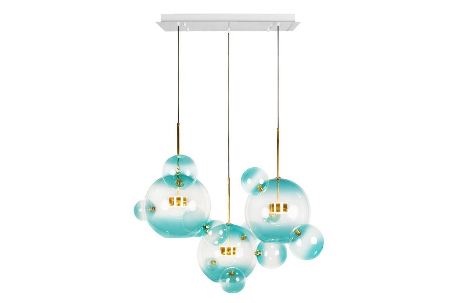 Подвесная люстра Loft IT Bolle 2027-S3 Blue